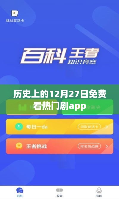 热门剧免费看,历史上的12月27日