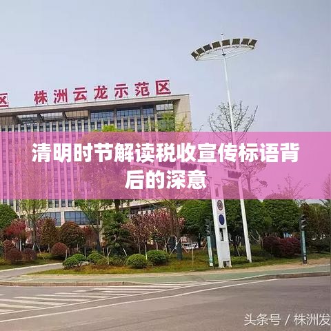 清明时节解读税收宣传标语背后的深意