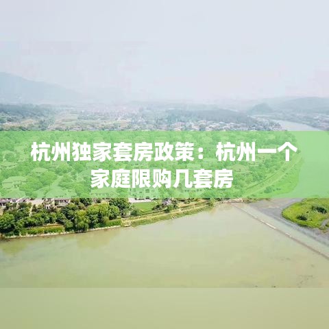 杭州独家套房政策：杭州一个家庭限购几套房 
