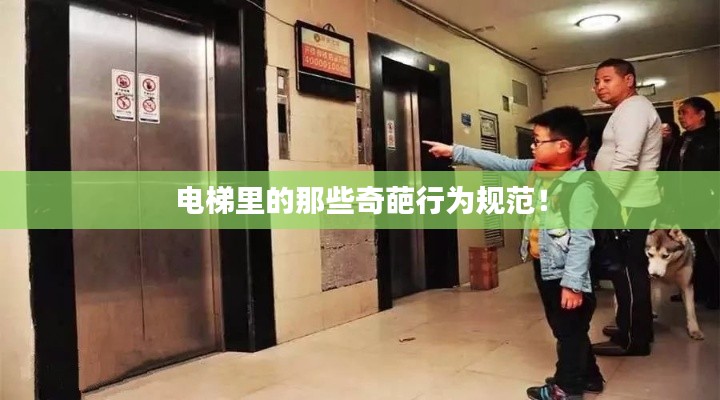 电梯里的那些奇葩行为规范！