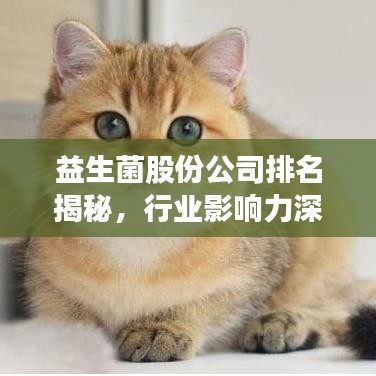 益生菌股份公司排名揭秘,行业影响力深度解析