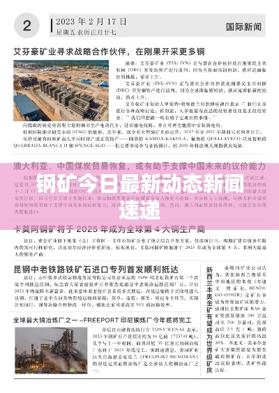 钢矿今日最新动态新闻速递