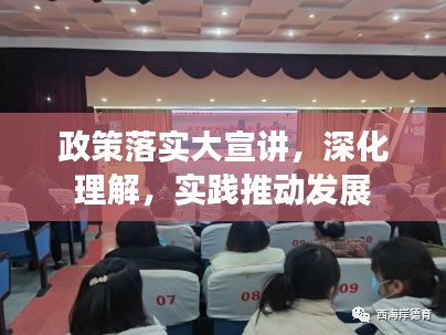 政策落实大宣讲，深化理解，实践推动发展