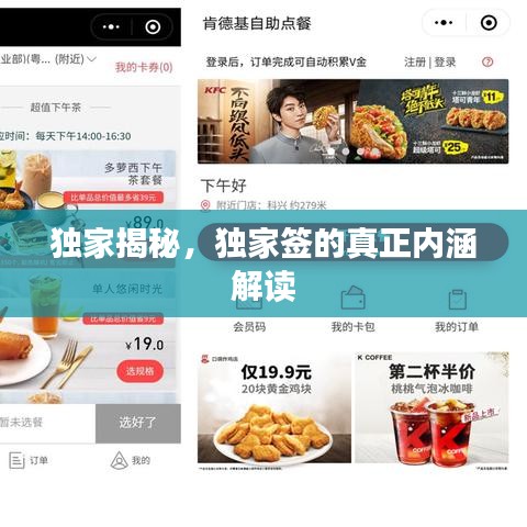 独家揭秘,独家签的真正内涵解读