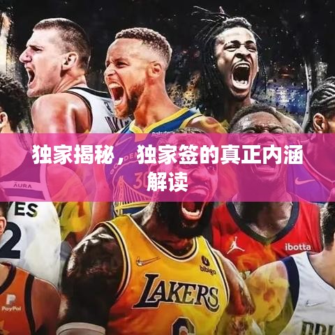 独家揭秘,独家签的真正内涵解读