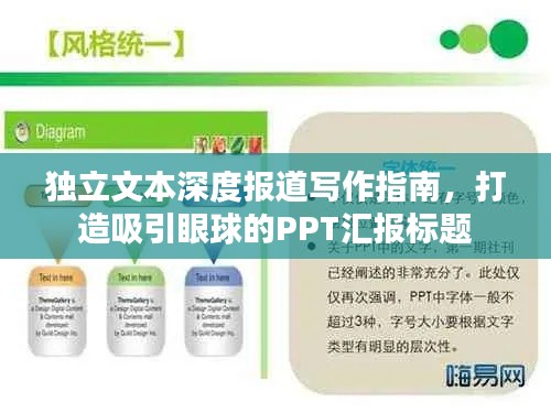 独立文本深度报道写作指南，打造吸引眼球的PPT汇报标题