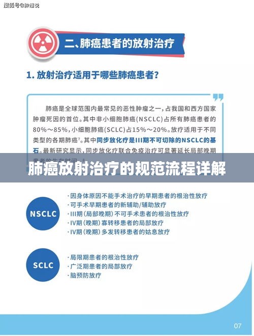 肺癌放射治疗的规范流程详解