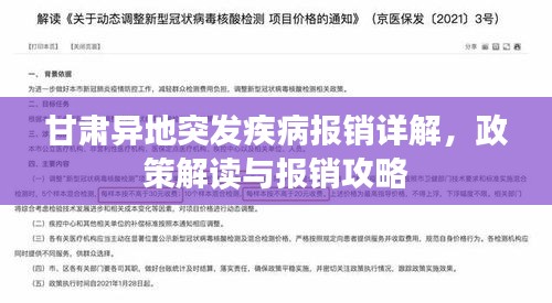 甘肃异地突发疾病报销详解，政策解读与报销攻略