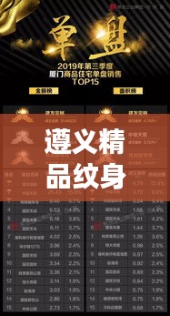 遵义精品纹身店TOP10榜单揭晓！
