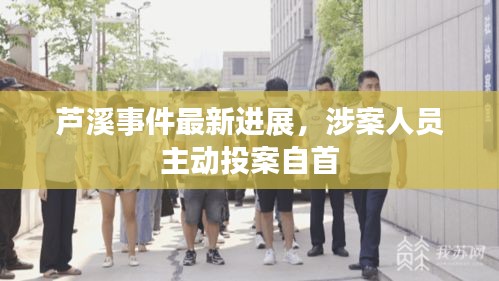 芦溪事件最新进展，涉案人员主动投案自首